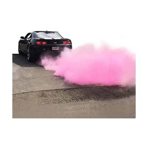 Car Tyre Burnout Holi Powder Gender Reveal