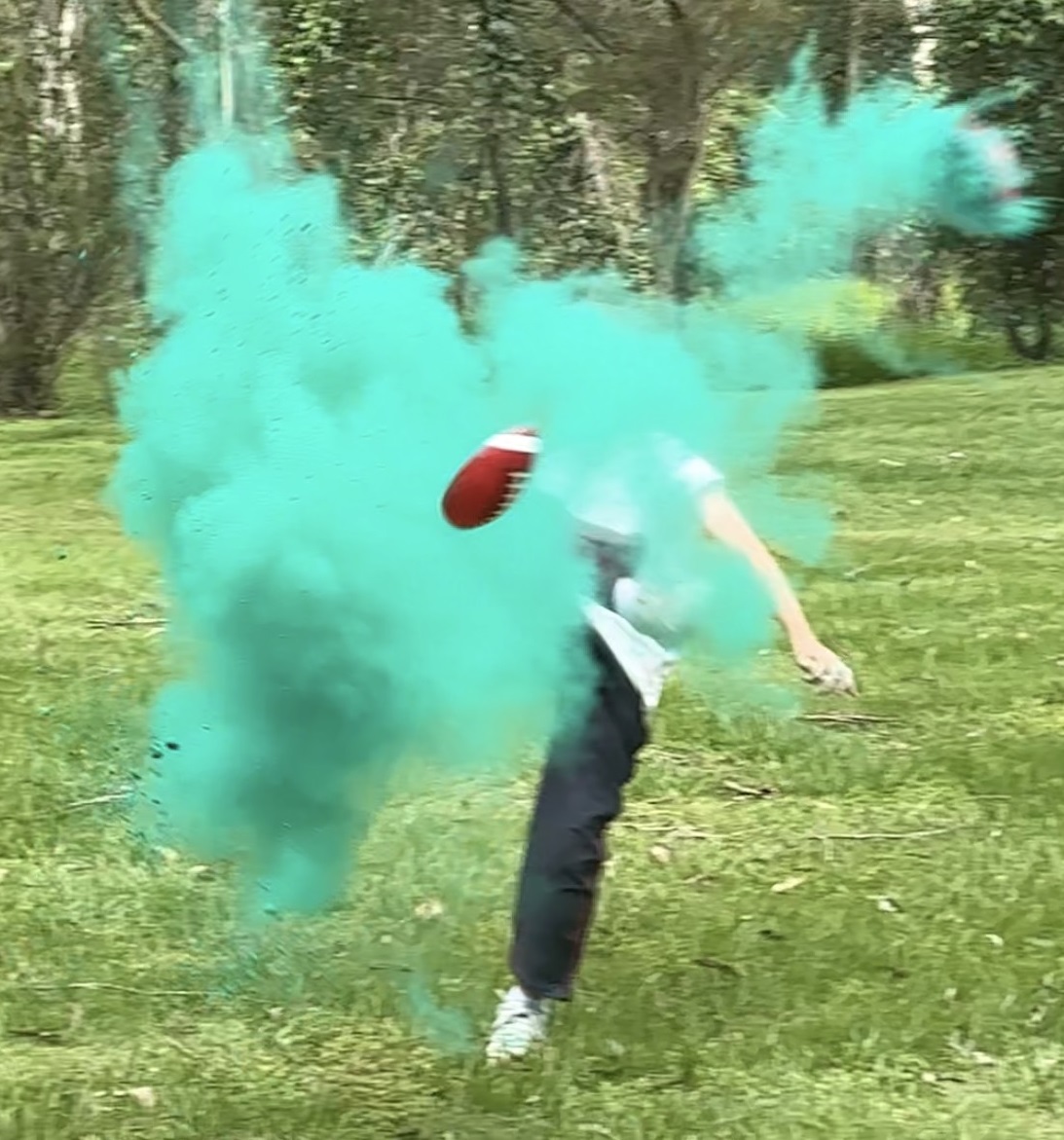 AFL Rugby Ball Gender Reveal - Image 5