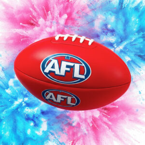AFL Rugby Ball Gender Reveal