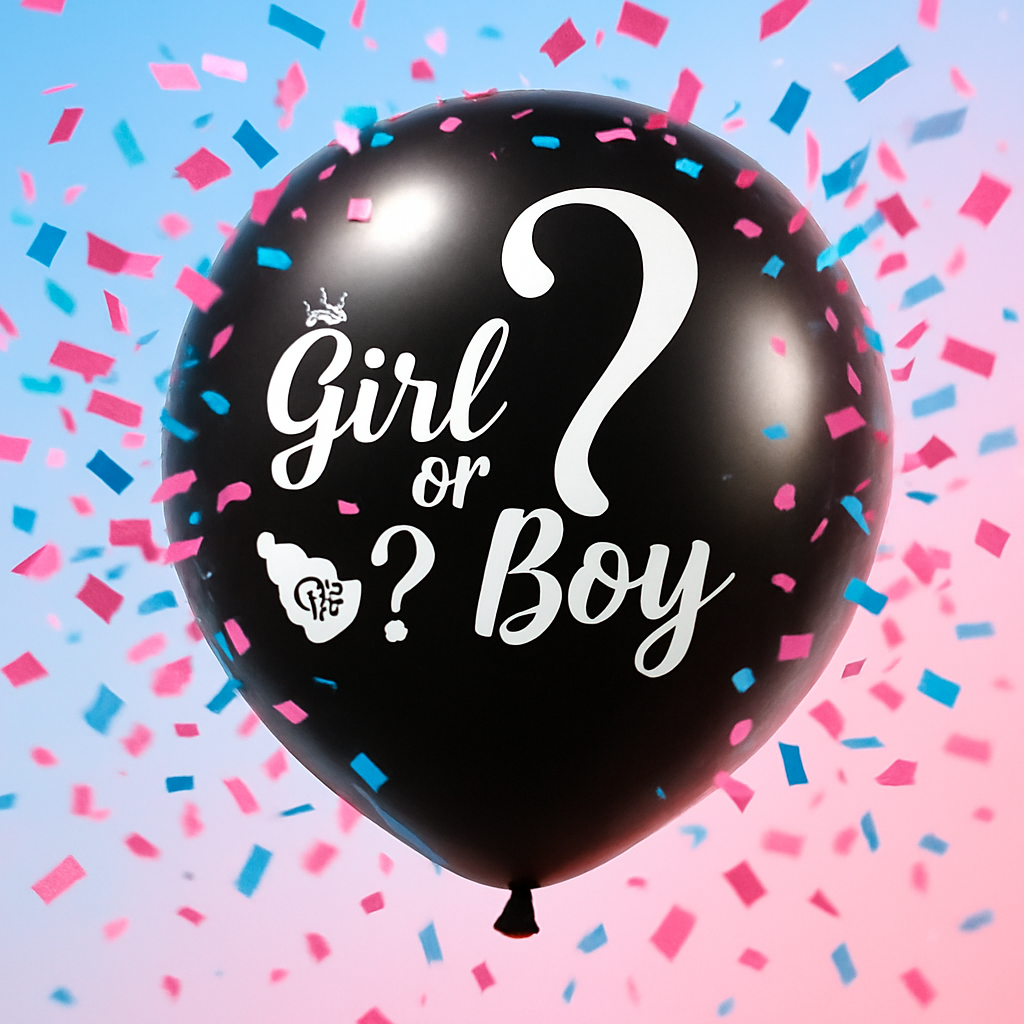 Gender Reveal Confetti Balloon